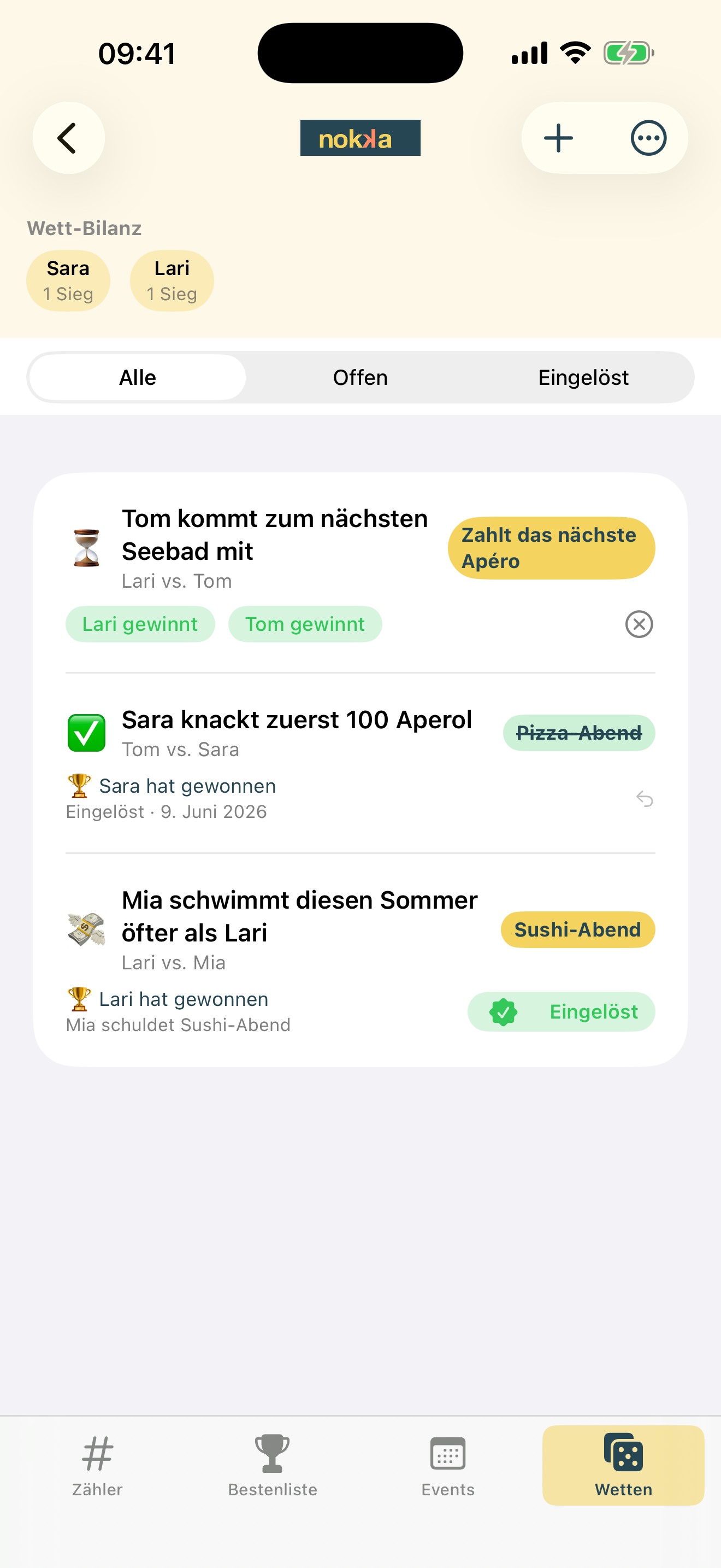 Wetten ohne Geld